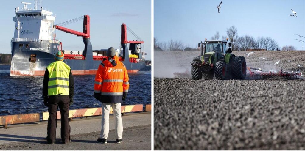 I mars anlände till Gävle delar till biooljefabrik som ska byggas vid Kastets sågverk.