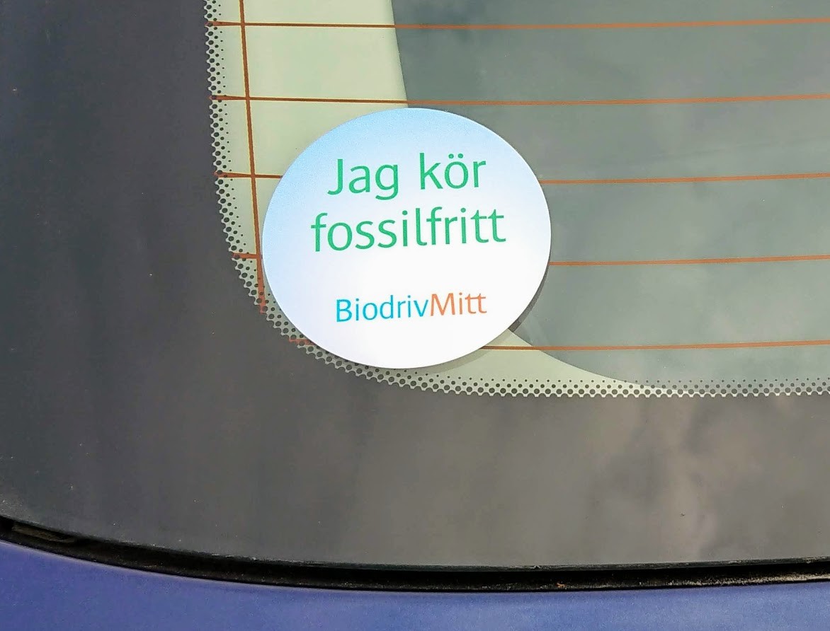 Jag kor fossilfritt BiodrivMitt